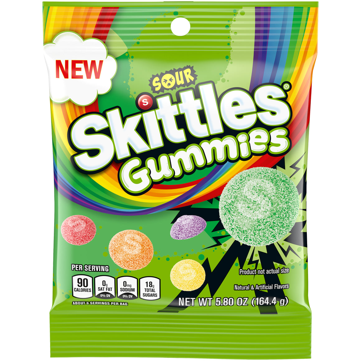 All City Candy Sour Skittles Gummies 5.8 oz. Bag Gummi Wrigley For fresh candy and great service, visit www.allcitycandy.com