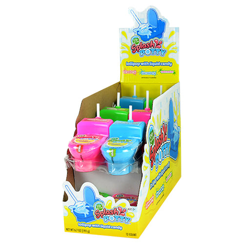 KoKo's Splash Potty Dip-N-Lik Lollipop with Liquid Candy