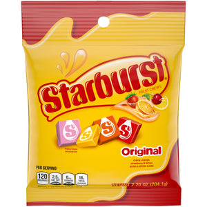All City Candy Starburst Original Flavor Chews - 7.2-oz. Bag Chewy Wrigley For fresh candy and great service, visit www.allcitycandy.com