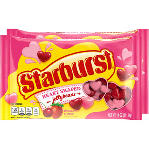 All City Candy Starburst Heart Shaped Jellybeans 11 oz Bag Pack of 2 Mars For fresh candy and great service, visit www.allcitycandy.com