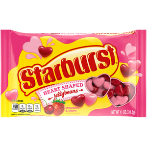 All City Candy Starburst Heart Shaped Jellybeans 11 oz Bag Mars For fresh candy and great service, visit www.allcitycandy.com