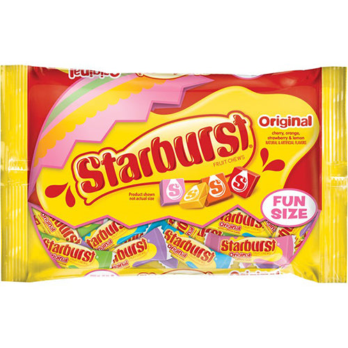 All City Candy Starburst Original Fruit Chews Fun Size - 10.58-oz. Bag Wrigley For fresh candy and great service, visit www.allcitycandy.com