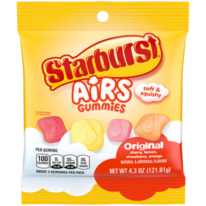 All City Candy Starburst Airs Gummies 4.3 oz. Bag Gummi Mars For fresh candy and great service, visit www.allcitycandy.com
