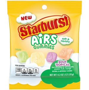All City Candy Starburst Airs Tropical Sour 4.3oz Sour Gummi Mars Wrigley For fresh candy and great service, visit www.allcitycandy.com
