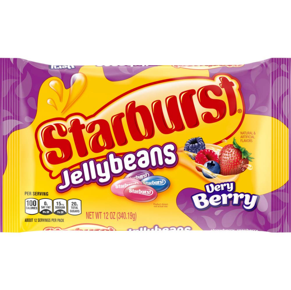All City Candy Starburst Very Berry Jelly Beans 12-oz. Bag Wrigley For fresh candy and great service, visit www.allcitycandy.com