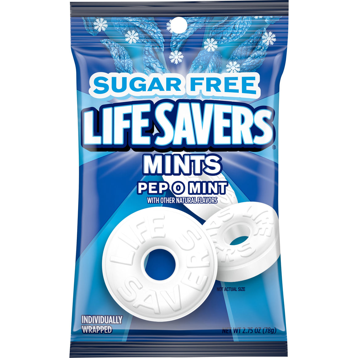 All City Candy Life Savers Sugar Free Mints Pep O Mint - 2.75-oz. Bag Hard Wrigley For fresh candy and great service, visit www.allcitycandy.com