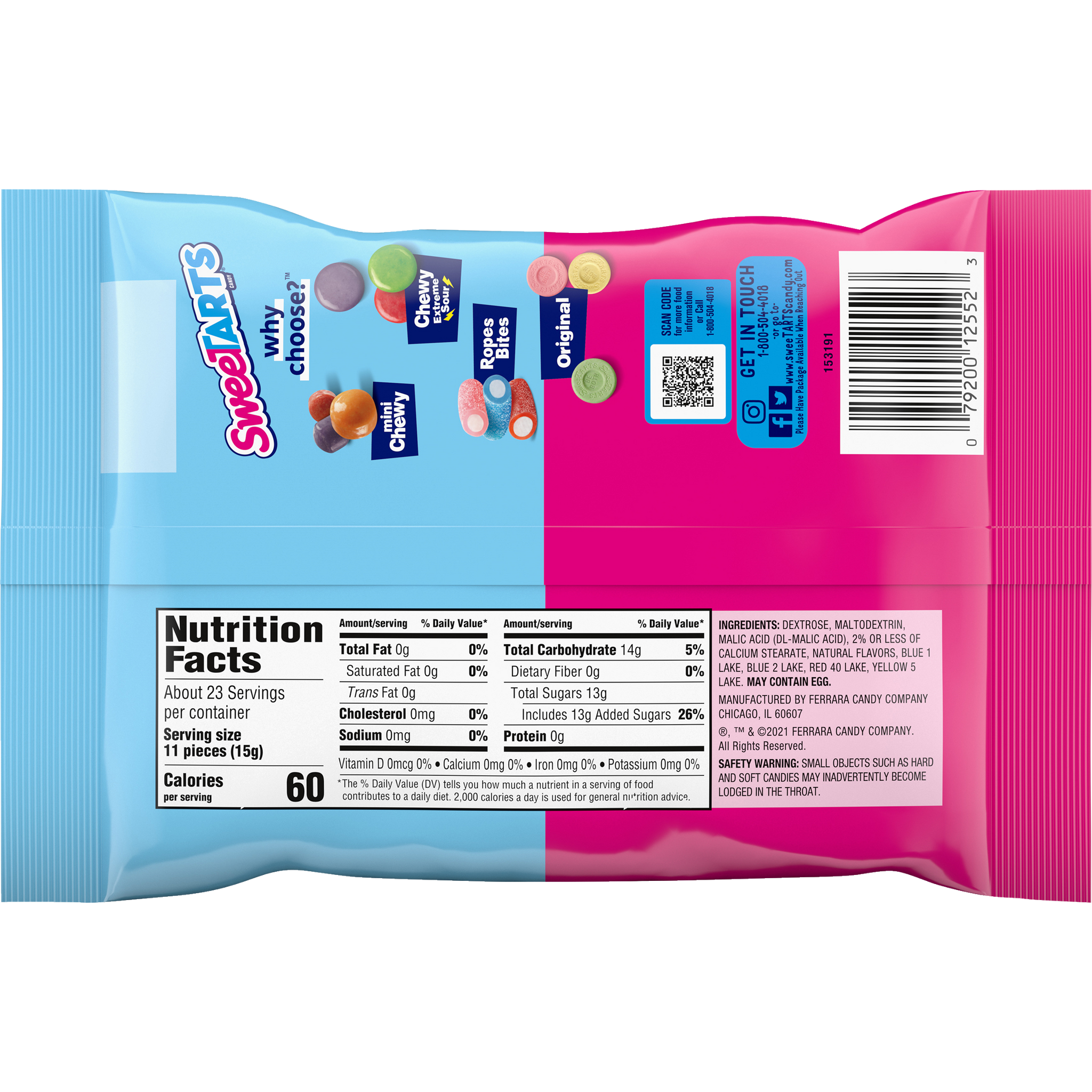 SweeTARTS Chicks, Ducks & Bunnies  Candy - 12-oz. Bag