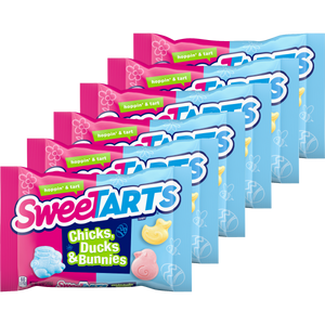 All City Candy SweeTARTS Chicks, Ducks & Bunnies Candy - 12-oz. Bag Pack of 6 Easter Ferrara Candy Company For fresh candy and great service, visit www.allcitycandy.com