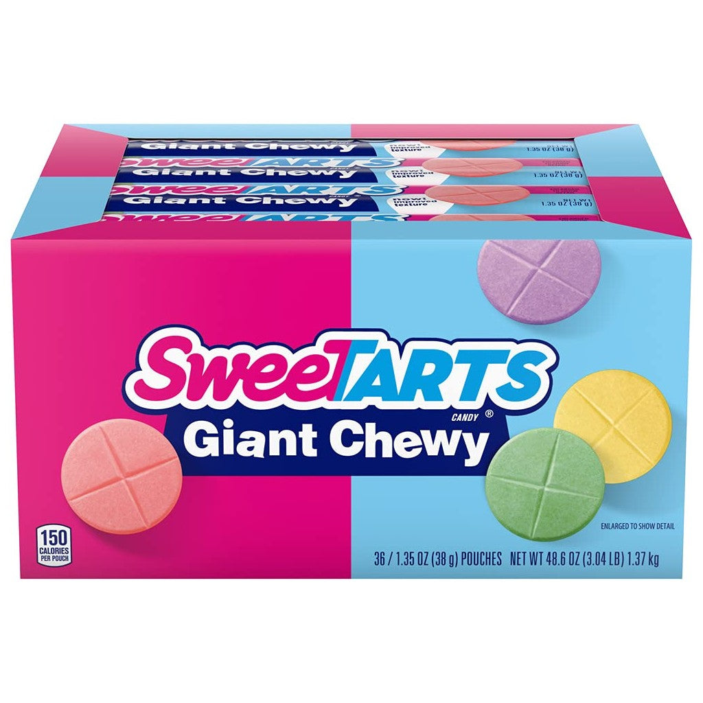 All City Candy Giant Chewy SweeTARTS Tangy Candy - 1.5-oz. Package 1 Bag Chewy Nestle For fresh candy and great service, visit www.allcitycandy.com