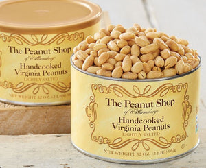 All City Candy The Peanut Shop Handcooked Virginia Peanuts Lightly Salted 10.5 oz Can Snacks The Peanut Shop For fresh candy and great service, visit www.allcitycandy.com