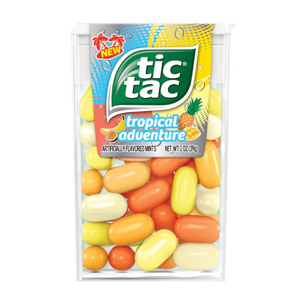 All City Candy Tic Tac Tropical Adventure 1 oz. 1 Pack Mints Ferrero For fresh candy and great service, visit www.allcitycandy.com
