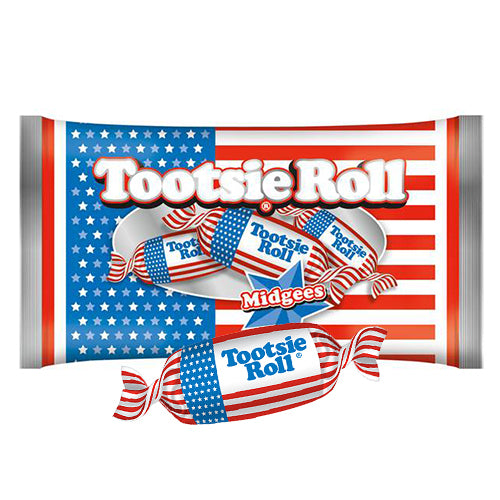 All City Candy Tootsie Roll USA Flag Midgees - 11-oz. Bag Tootsie Roll Industries For fresh candy and great service, visit www.allcitycandy.com