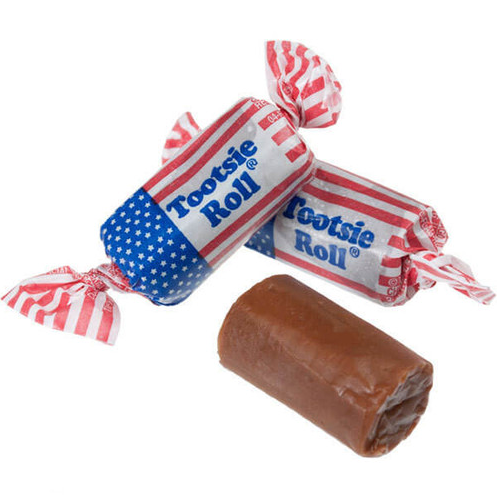 All City Candy American Flag Tootsie Roll Midgees - 3 LB Bulk Bag Bulk Wrapped Tootsie Roll Industries For fresh candy and great service, visit www.allcitycandy.com