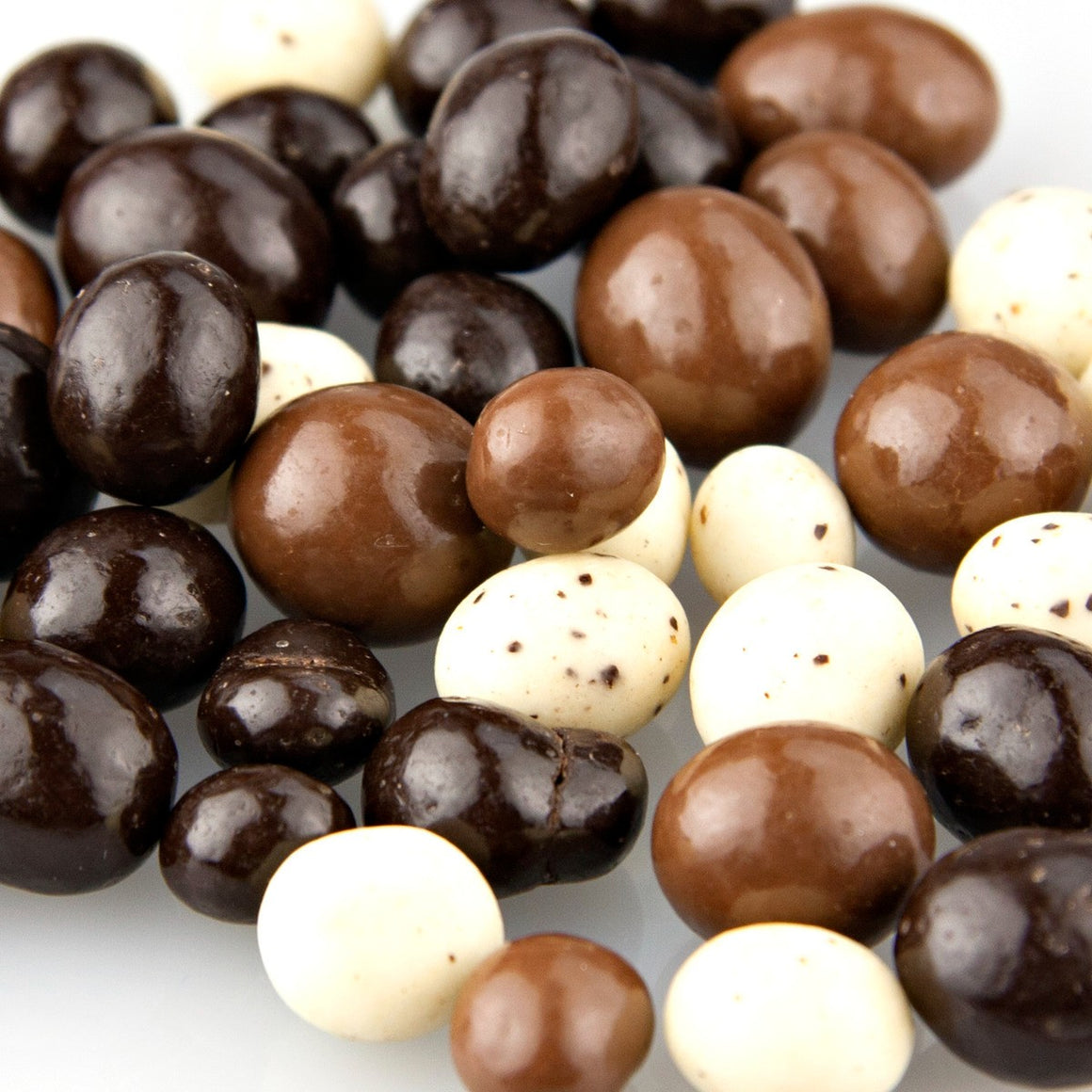 All City Candy Tri-Color Chocolate Covered Coffee Beans - Bulk Bags Bulk Unwrapped Bulk Foods Inc. For fresh candy and great service, visit www.allcitycandy.com