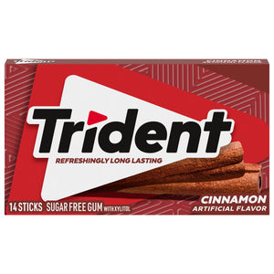 All City Candy Trident Cinnamon Sugar Free Gum - 14-Piece Pack Gum/Bubble Gum Mondelez International 1 Pack For fresh candy and great service, visit www.allcitycandy.com