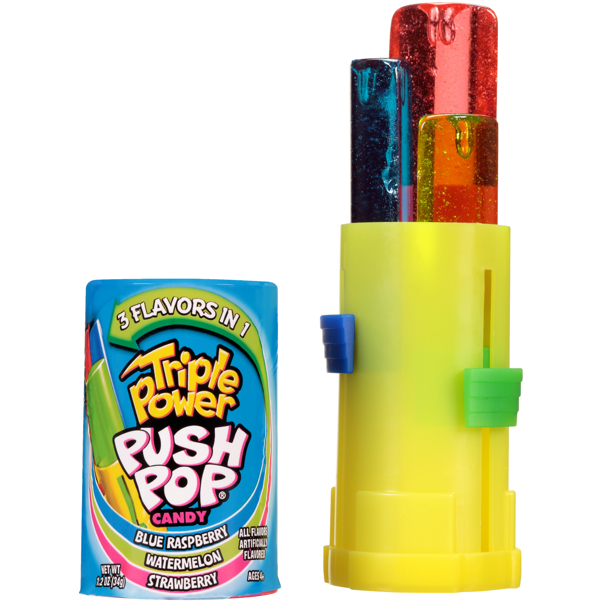 Triple Power Push Pop Candy - Main Image