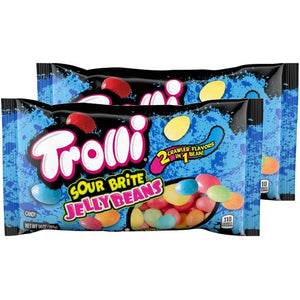 All City Candy Trolli Sour Brite Jelly Beans - 14-oz. Bag Pack of 2 Trolli (Ferrara) For fresh candy and great service, visit www.allcitycandy.com