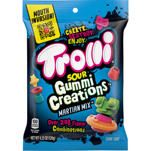 All City Candy Trolli Sour Gummi Creations Martian Mix 4.25 oz Bag Sour Ferrara Candy Company For fresh candy and great service, visit www.allcitycandy.com