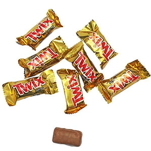 All City Candy Twix Cookie Bar Minis - 3 LB Bulk Bag Bulk Wrapped Mars Chocolate For fresh candy and great service, visit www.allcitycandy.com