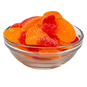 All City Candy Peach Hearts Gummi Candy - 4.4 LB Bulk Bag Valentine's Day Vidal Candies For fresh candy and great service, visit www.allcitycandy.com