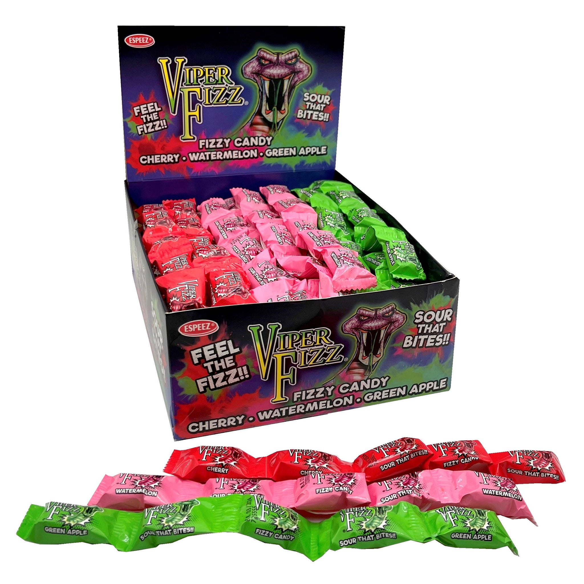 TOXIC WASTE | 1 Pound Bag Assortment of Toxic Waste Sour Candy - 5 Flavors:  Apple, Watermelon, Lemon, Blue Raspberry, and Black Cherry