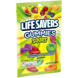 All City Candy Life Savers Gummies Sours - 7-oz. Bag Gummi Wrigley For fresh candy and great service, visit www.allcitycandy.com