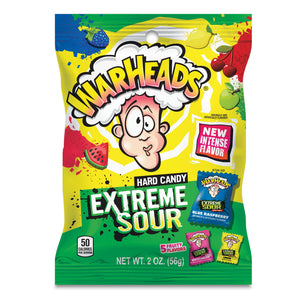 All City Candy WarHeads Extreme Sour Hard Candy Sour Impact Confections 2-oz. Bag For fresh candy and great service, visit www.allcitycandy.com