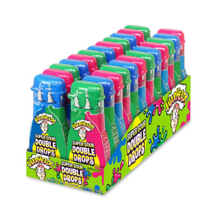 All City Candy WarHeads Sour Double Drops - 1.01-oz. Bottle Case of 24 Sour Impact Confections For fresh candy and great service, visit www.allcitycandy.com