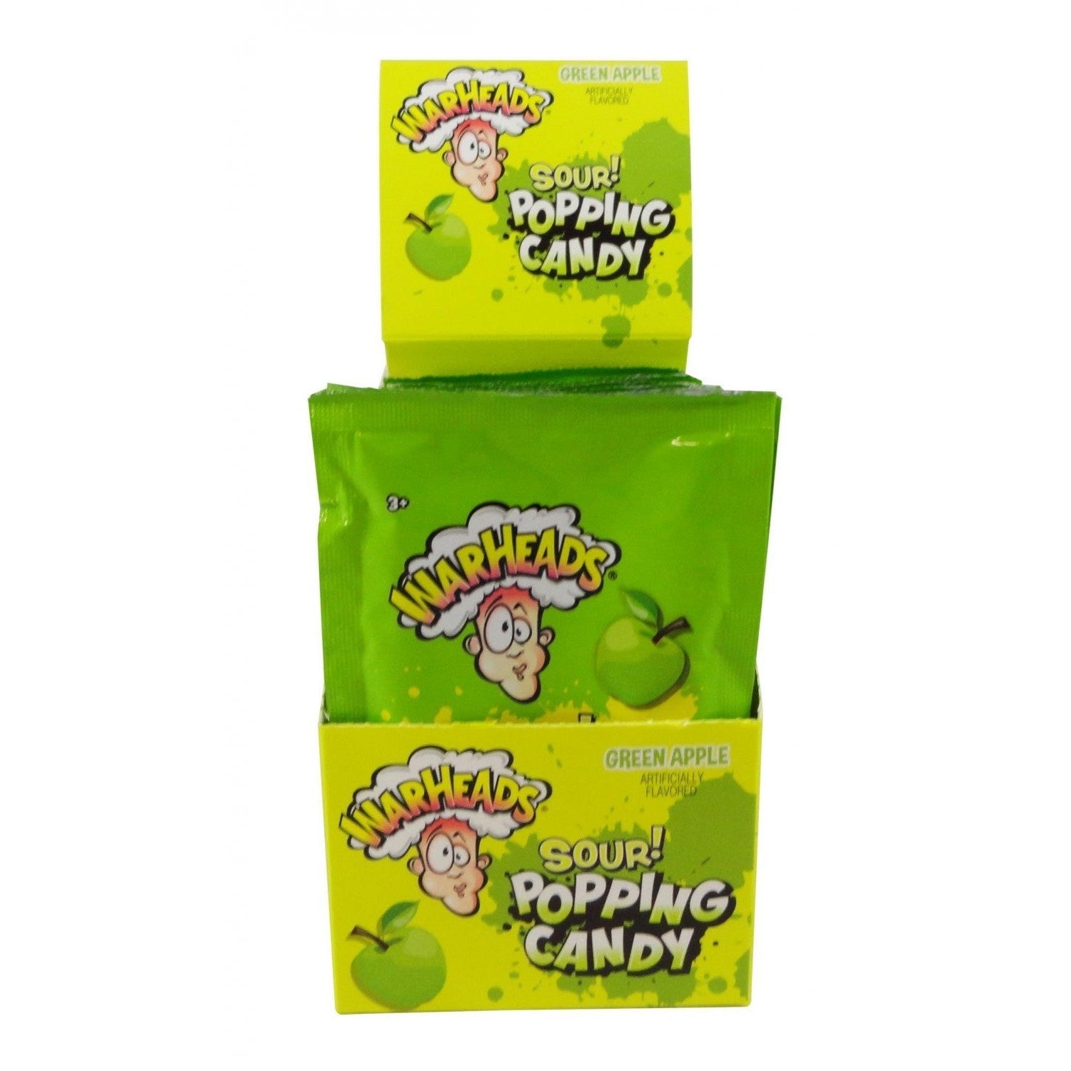 Warheads Sour Popping Candy Blue Raspberry
