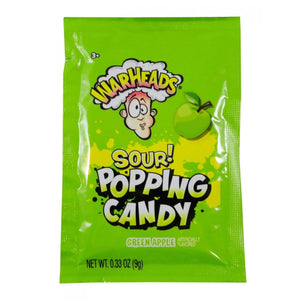 All City Candy War Heads Pop Candy Sour Green Apple 0.33 oz. 1 Pouch Novelty Hilco For fresh candy and great service, visit www.allcitycandy.com