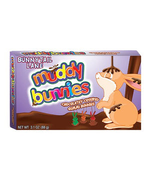 All City Candy, Bunnytail Lane Muddy Bunnies 3.1 oz. Theater Box. For fresh candy and great service, visit www.allcitycandy.com