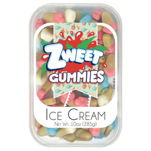All City Candy Zweet Gummies Ice Cream Cones 10 oz. Tub Gummi Galil Foods For fresh candy and great service, visit www.allcitycandy.com