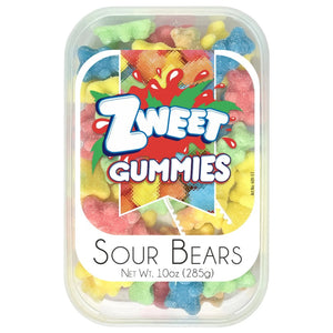 All City Candy Zweet Gummy Animals 10 oz. Tub Sour Bears Gummi Galil Foods For fresh candy and great service, visit www.allcitycandy.com