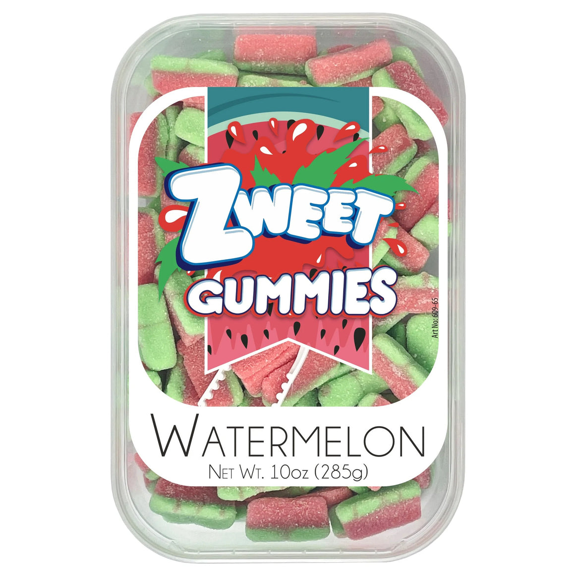 All City Candy Zweet Gummy Sour Watermelon 10 oz. Tub Gummi Galil Foods For fresh candy and great service, visit www.allcitycandy.com
