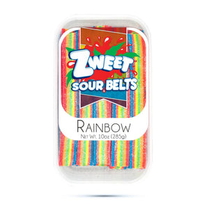 All City Candy Zweet Sour Belts 10 oz. Tub Rainbow Sour Galil Foods For fresh candy and great service, visit www.allcitycandy.com