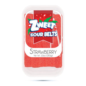 All City Candy Zweet Sour Belts 10 oz. Tub Strawberry Sour Galil Foods For fresh candy and great service, visit www.allcitycandy.com