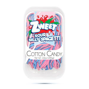 All City Candy Zweet Sour Silly Spagetti 10 oz. Tub Sour Cotton Candy Sour Candy Galil Foods For fresh candy and great service, visit www.allcitycandy.com